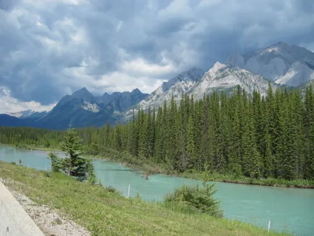 View of Banff National Park.